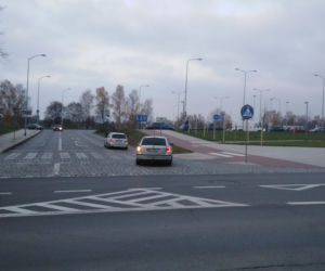 Ulica Szafera w przeddzień rozpoczęcia przebudowy