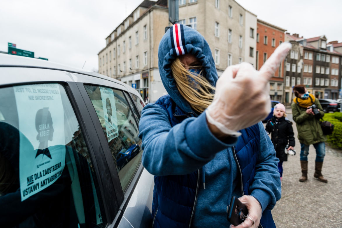 Strajk kobiet w Trójmieście. Awantura w centrum Gdańska