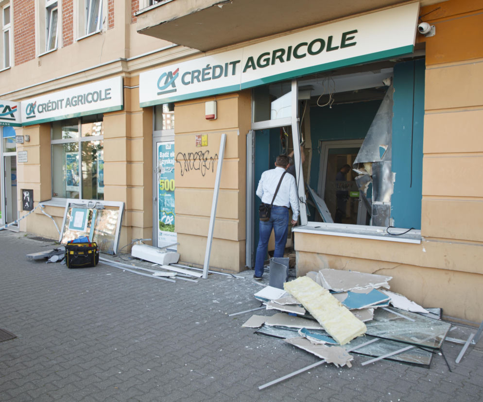 Wrocław: Złodziej wysadzili bankomat w banku na Karłowicach