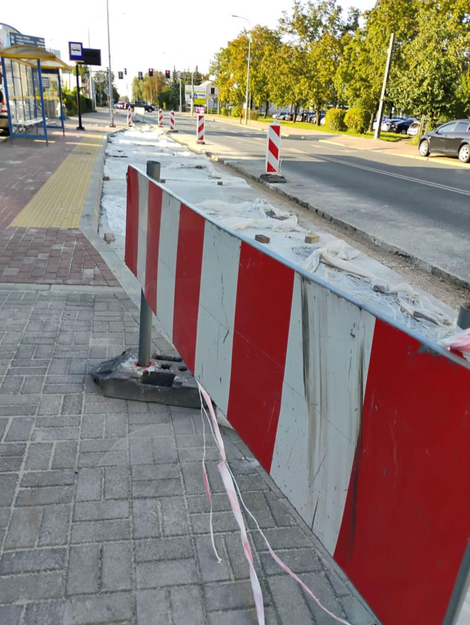 utrudnienia i roboty drogowe w Siedlcach