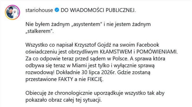 Były partner Krzysztofa Gojdzia ujawnia wspólne zdjęcia i grzmi