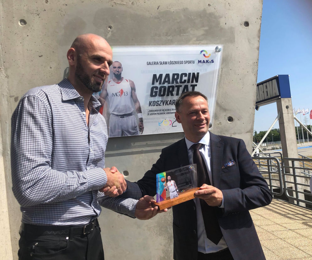Marcin Gortat pierwszym sportowcem w Galeri Sław Łódzkiego Sportu
