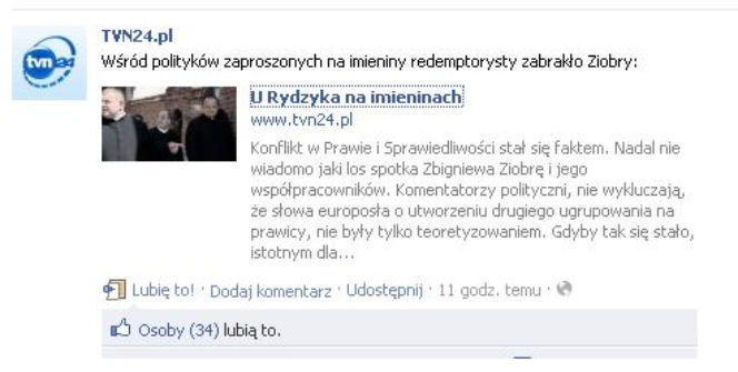 Zbigniew Ziobro na imieninach u ojca Rydzyka