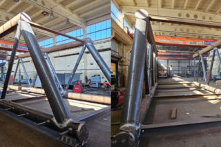 45-metrowa kładka przejedzie ulicami Bydgoszczy. To nowa przeprawa pieszo-rowerowa