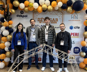 Studenci Politechniki stworzyli wyjątkowy dźwigar. Został doceniony w konkursie