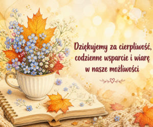Kartka z życzeniami na Dzień Nauczyciela