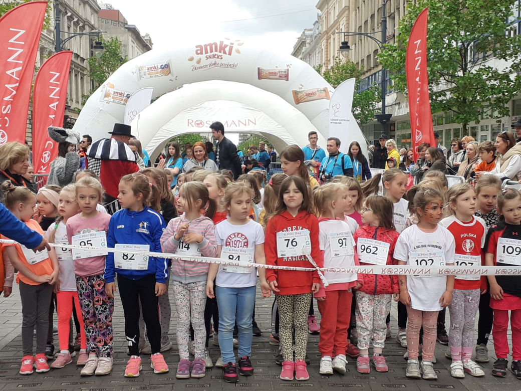 Mini Bieg Ulicą Piotrkowską Rossmann Run