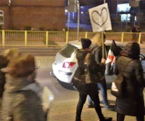 Mieszkańcy nadal protestują - Strajk Kobiet w Iławie (9.11)
