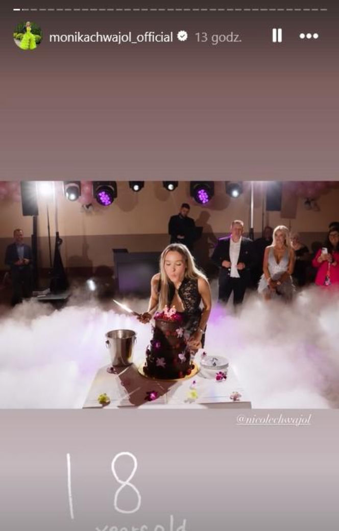 18. urodziny córki Moniki Chwajoł