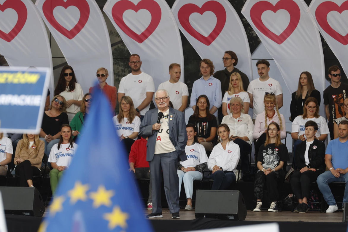 Wiec Donalda Tuska w Warszawie