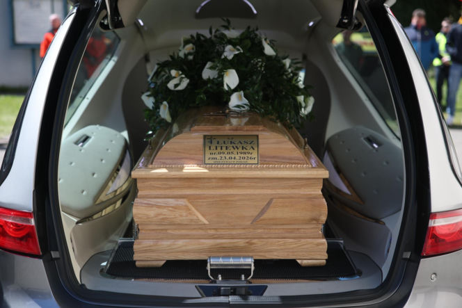 Politycy na pogrzebie Łukasza Litewki