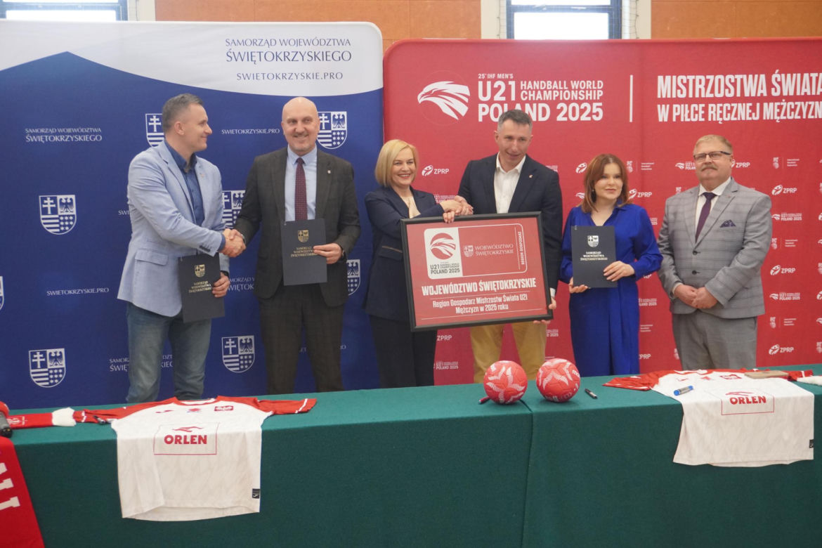 Konferencja w sprawie MŚ piłkarzy ręcznych U-21 w Kielcach