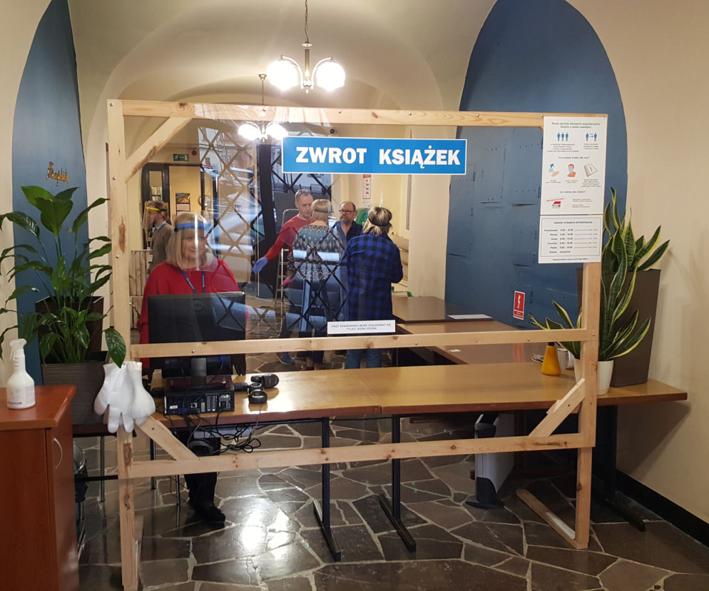 Środki bezpieczeństwa w Sądeckiej Bibliotece Publicznej