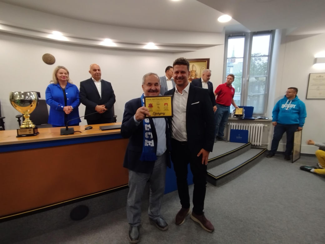 Społeczność sportowców i kibiców rugby z Siedlec uczciła największy z dotychczasowych sukcesów w historii klubu