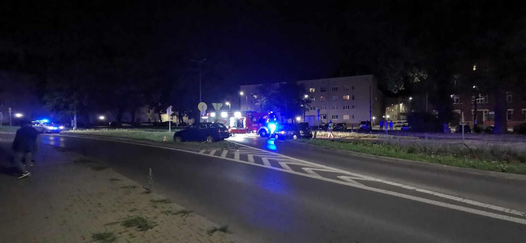 Wypadek drogowy w Bytomiu
