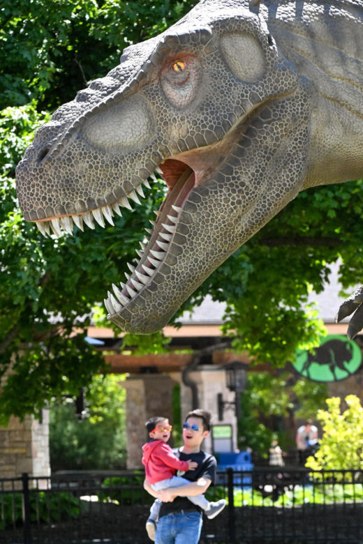 Dinozaury w Brookfield Zoo Chicago
