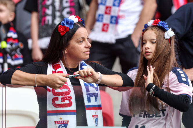 Górnik Zabrze - Lech Poznań: Zdjęcia kibiców i zawodników z meczu 8. kolejki PKO BP Ekstraklasy