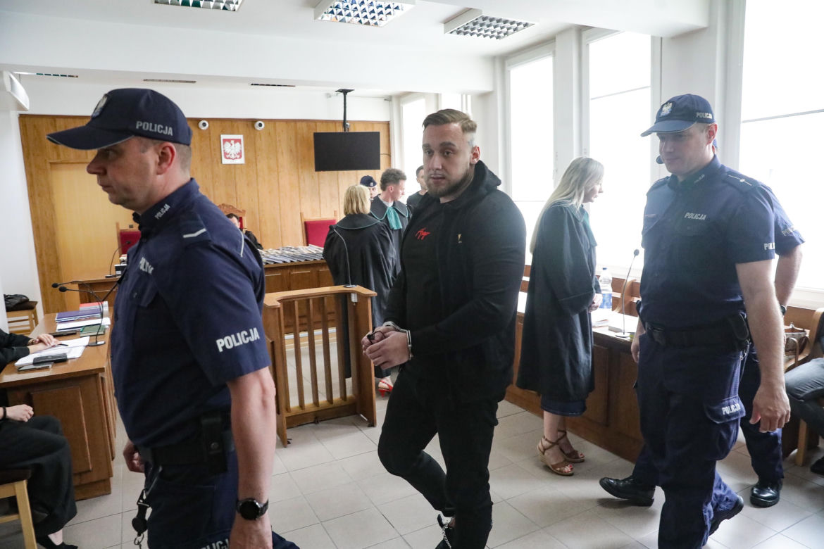 Łukasz Żak w sądzie (17.06.2025)