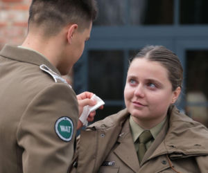 M jak miłość odc. 1926. Janek (Jakub Sirko), Matylda (Klementyna Lamort)