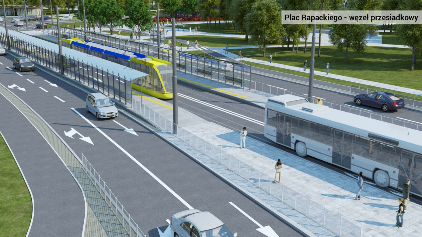 Zmiany w okolicach placu Rapackiego