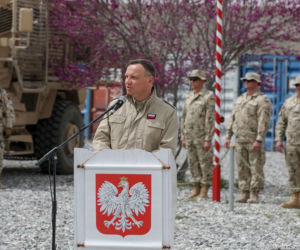 Prezydent Duda z wielkanocną wizytą u żołnierzy w Afganistanie [ZDJĘCIA]