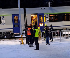 Wypadek na torach w Białym Dunajcu