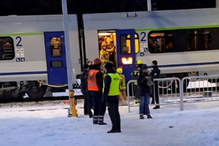 Wypadek na torach w Białym Dunajcu