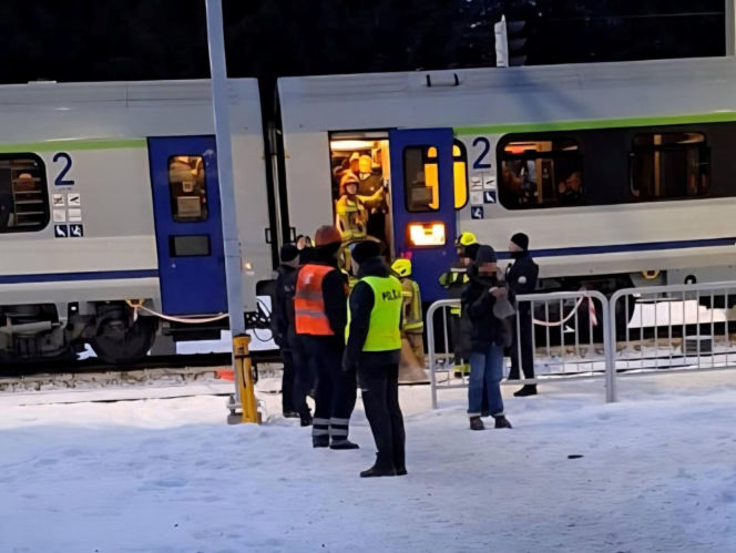 Wypadek na torach w Białym Dunajcu