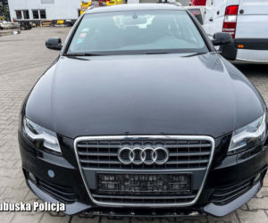 Skradzione Audi A4 Avant zostało odzyskane tego samego dnia
