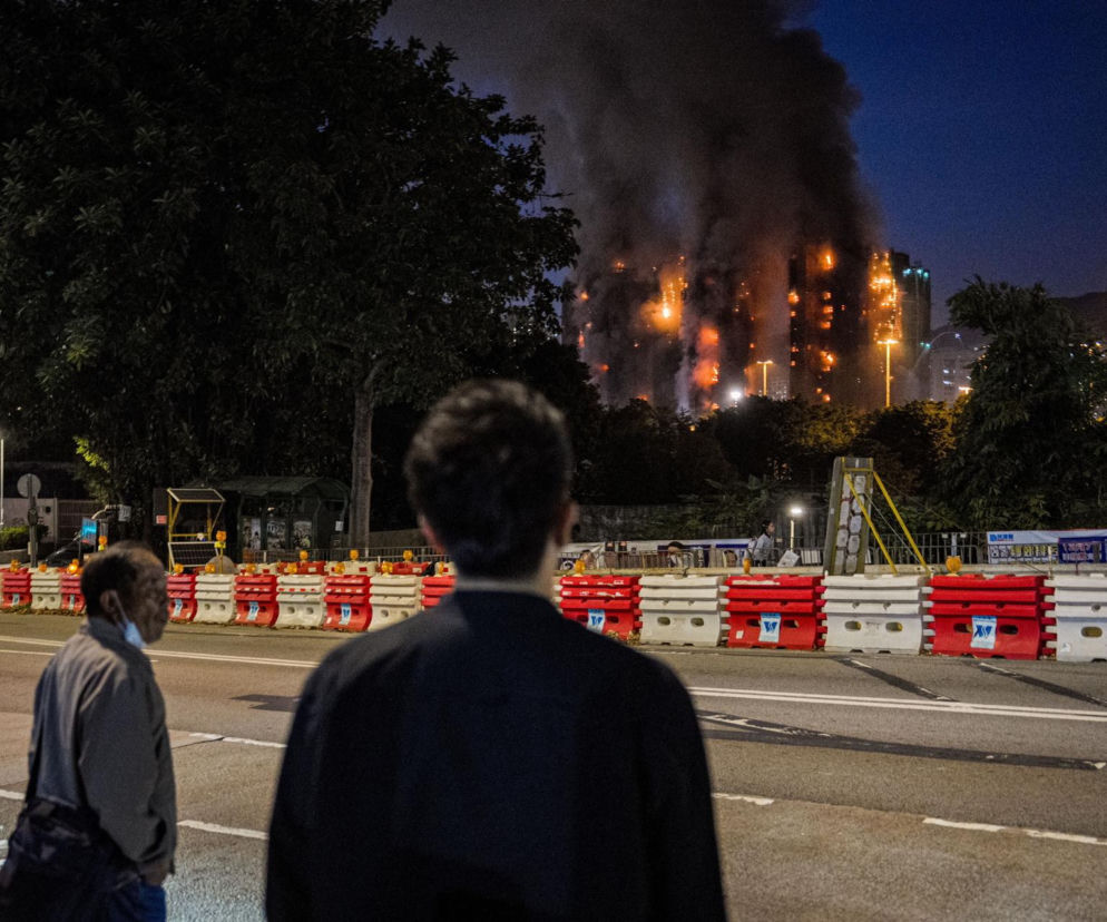 Hongkong / Pożar wieżowców. Liczba ofiar wzrosła już do 44.