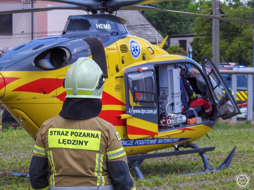 Śmiertelny wypadek w Lędzinach. Nie żyje 66-letnia pasażerka samochodu osobowego
