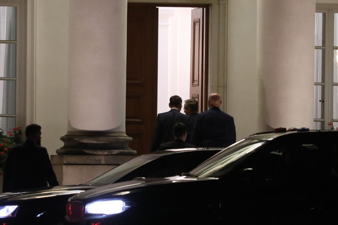 Duda, Kaczyński, Morawiecki: spotkanie w Belwederze