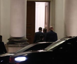 Duda, Kaczyński, Morawiecki: spotkanie w Belwederze