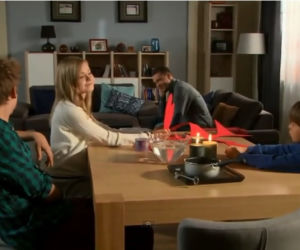 M jak miłość odc. 1120. Zosia (Julia Wróblewska), Kuba (Karol Jankiewicz), Wojtuś (Feliks Matecki), Tomek (Andrzej Młynarczyk)