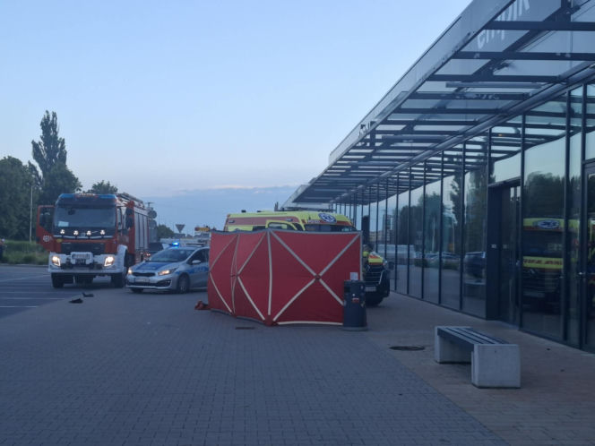 Śmiertelny wypadek motocyklisty