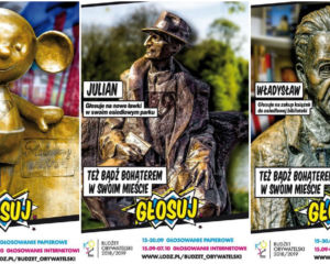 Tuwim, Reymont i Plastuś to tegoroczni bohaterowie Budżetu Obywatelskiego, którzy będą zachęcać z plakatów, żeby głosować w VI edycji BO