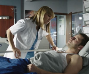 Lekarze 3 sezon odcinek 1 (odc. 27). Sylwia (Katarzyna Bujakiewicz), Daniel Orda (Wojciech Zieliński)