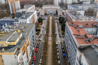 Przedwojenny drapacz chmur przy al. Zwycięstwa 1, Sosnowiec