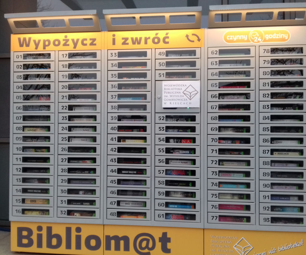 Bibliomat w Kielcach