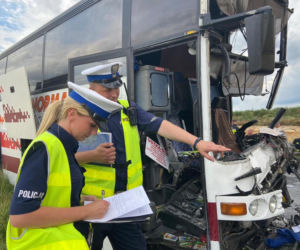 Wypadek na DK1 w Bogusławicach
