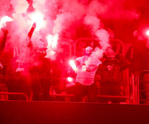Górnik Zabrze - Lech Poznań: Zdjęcia kibiców ze szlagieru 20. kolejki PKO BP Ekstraklasy