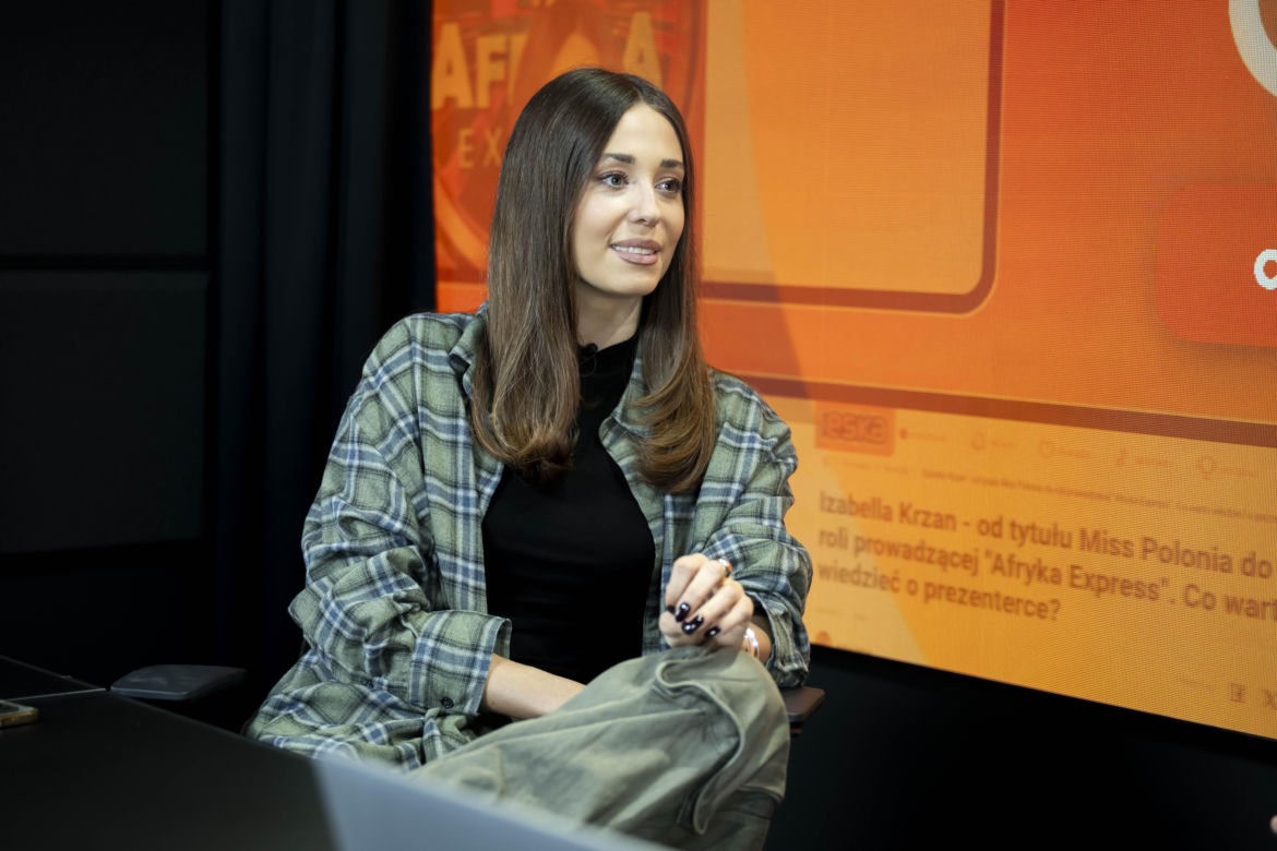 Izabella Krzan w "Gwiazdy przejmują ESKA.pl"