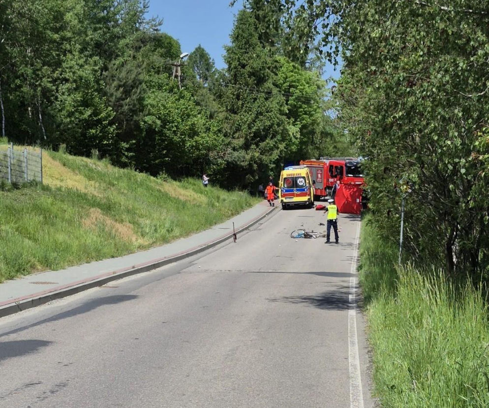 Śmiertelny wypadek w powiecie tarnowskim. Nie żyje rowerzystka