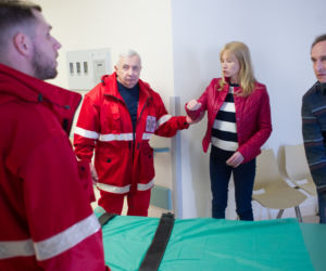 Na Wspólnej odc. 2915. Ewa (Ewa Gawryluk), Arek Ostrowski (Marek Kalita