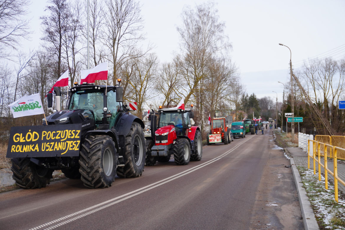 Protest rolników w Podlaskiem. Ciągniki blokują drogi w całym województwie! 