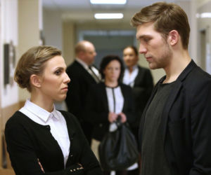 Barwy szczęścia odc. 1457. Sandra (Paulina Komenda), Michał (Piotr Witkowski)