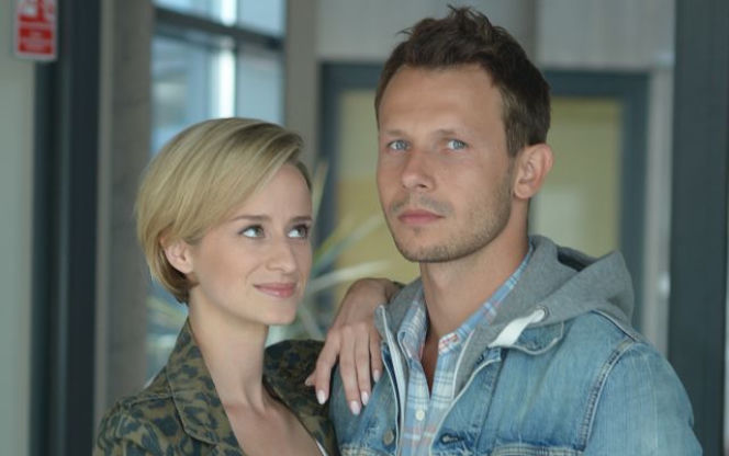 Pierwsza miłość. Sabina (Urszula Dębska), Radek (Mateusz Banasiuk)