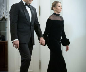 Czarna suknia z prześwitami pierwszej damy rozpaliła Pałac Prezydencki