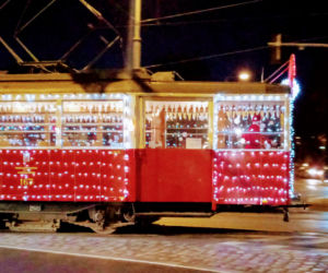 Mikołajkowy tramwaj w Szczecinie