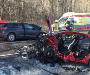 Wypadek pod Siedlcami. Zderzyły się dwie panie, jedna zginęła